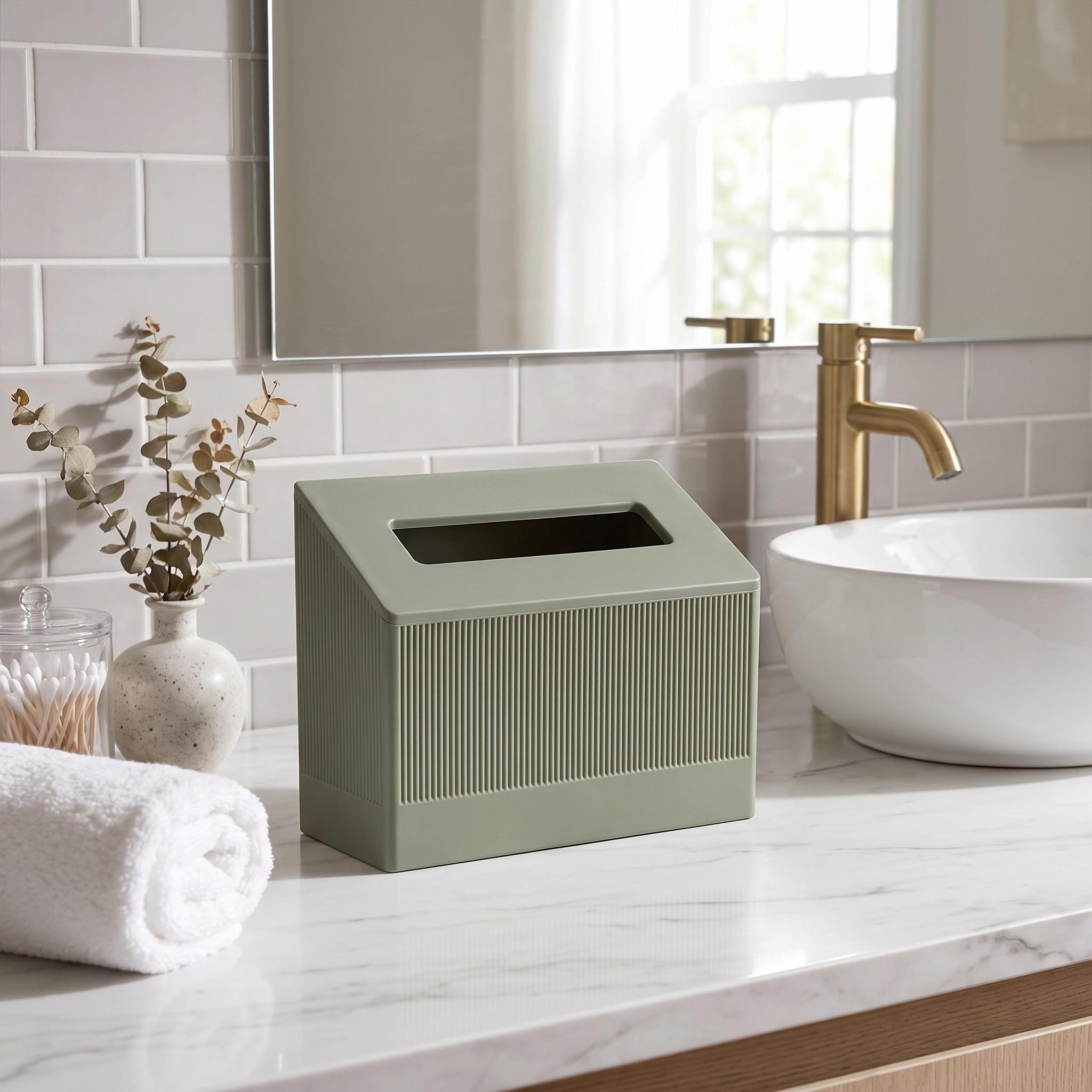 Hand Towel Box Cover, Fits Kleenex 60 Count – photo 3
